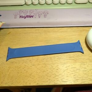 Blue Silicone Apple Watch Solo Strap